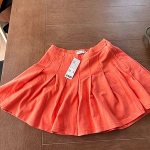Urban Outtfittees Pleated Coral Tennis Skirt